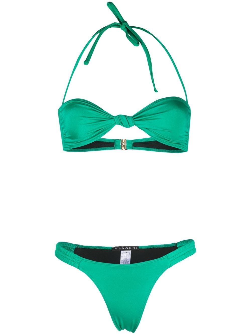 Manokhi ruched bikini set - Green von Manokhi