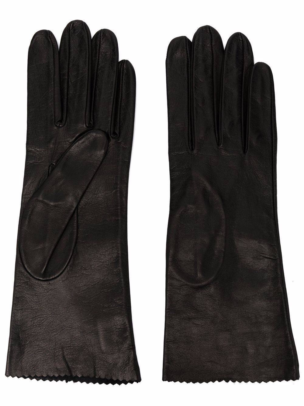 Manokhi slip-on leather gloves - Black von Manokhi