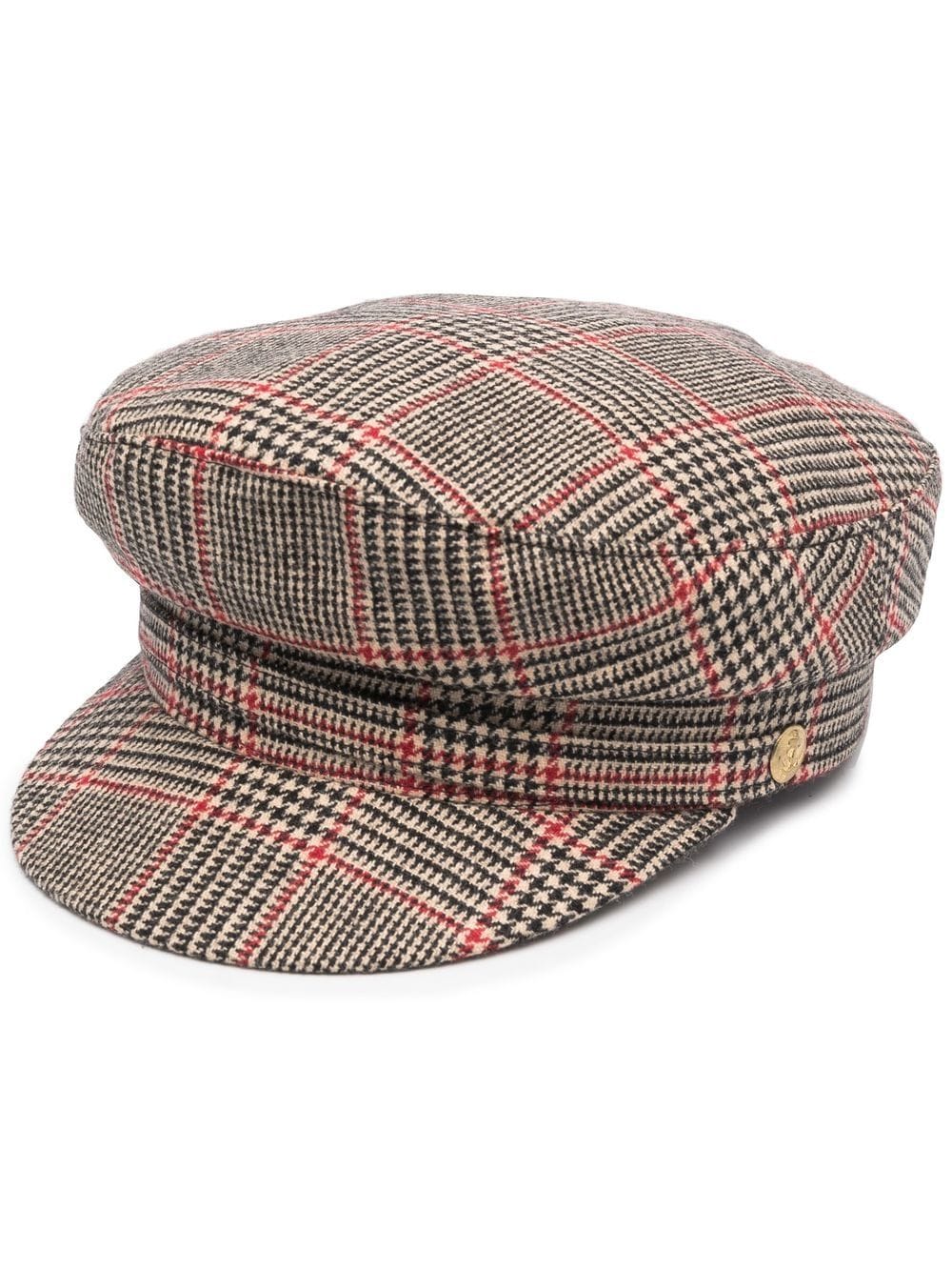 Manokhi tweed baker boy cap - Neutrals von Manokhi