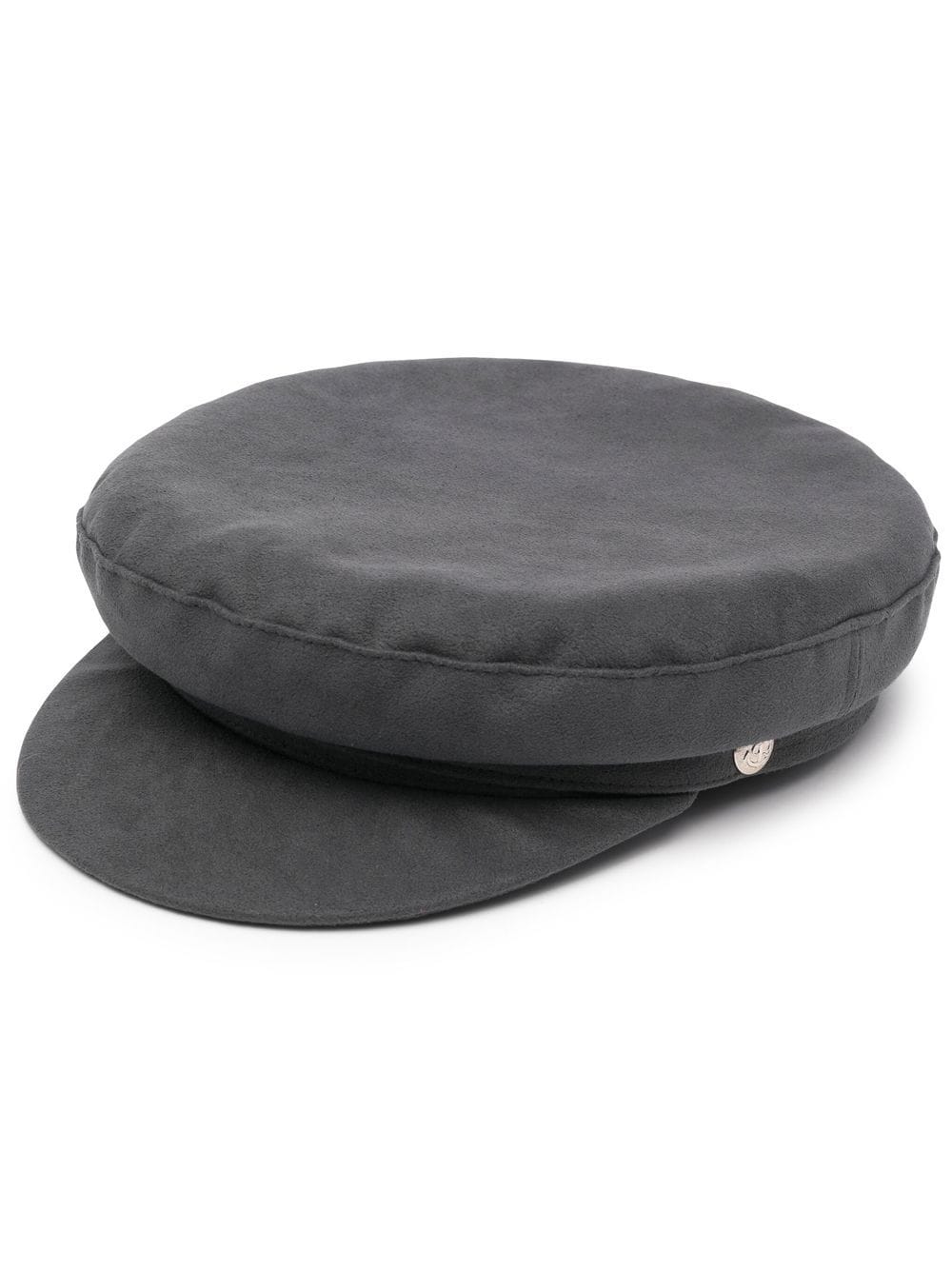 Manokhi velvet baker boy cap - Grey von Manokhi