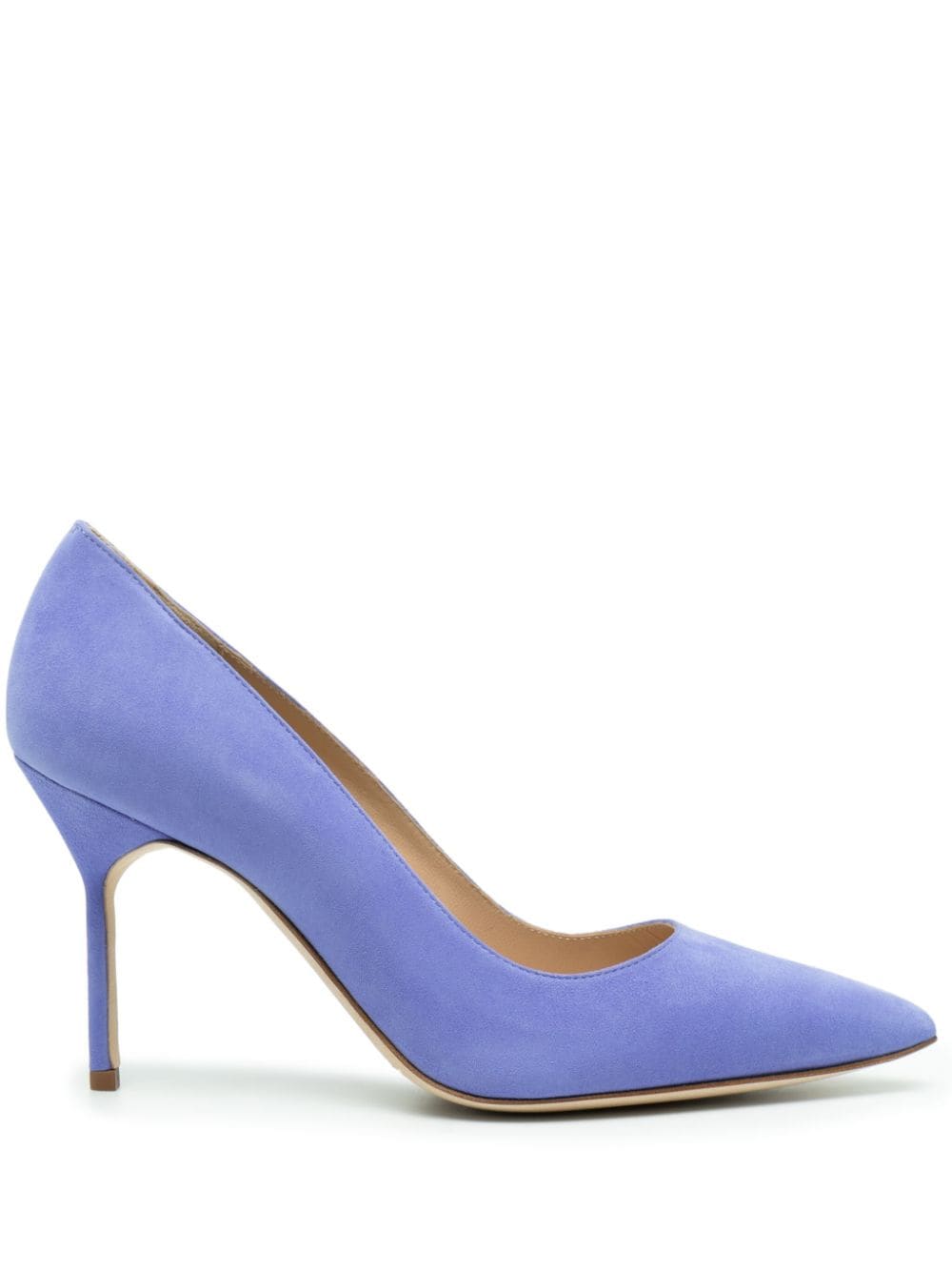 Manolo Blahnik BB 90mm suede pumps - Blue von Manolo Blahnik