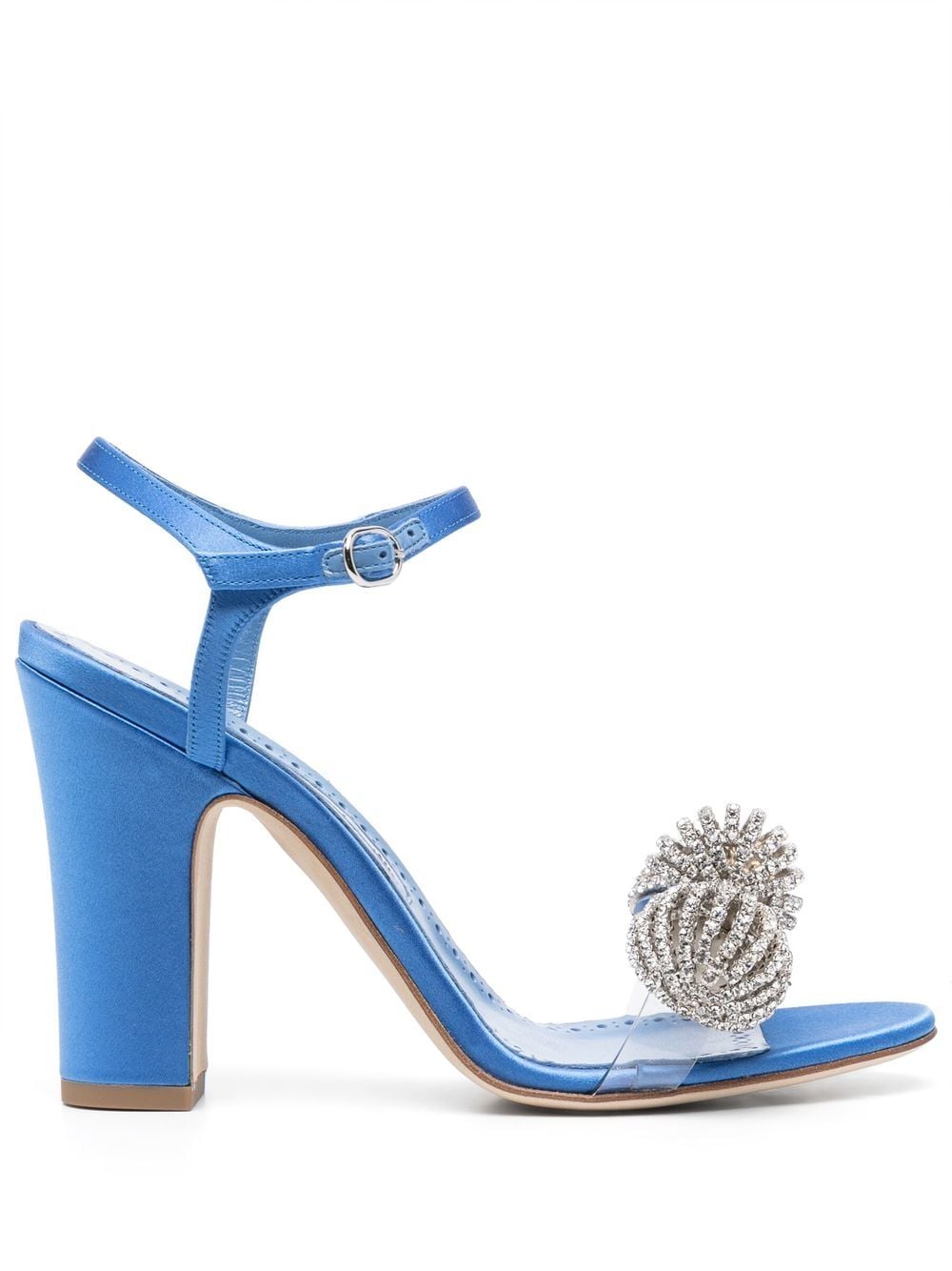 Manolo Blahnik Ostria 90mm star-embellished sandals - Blue von Manolo Blahnik