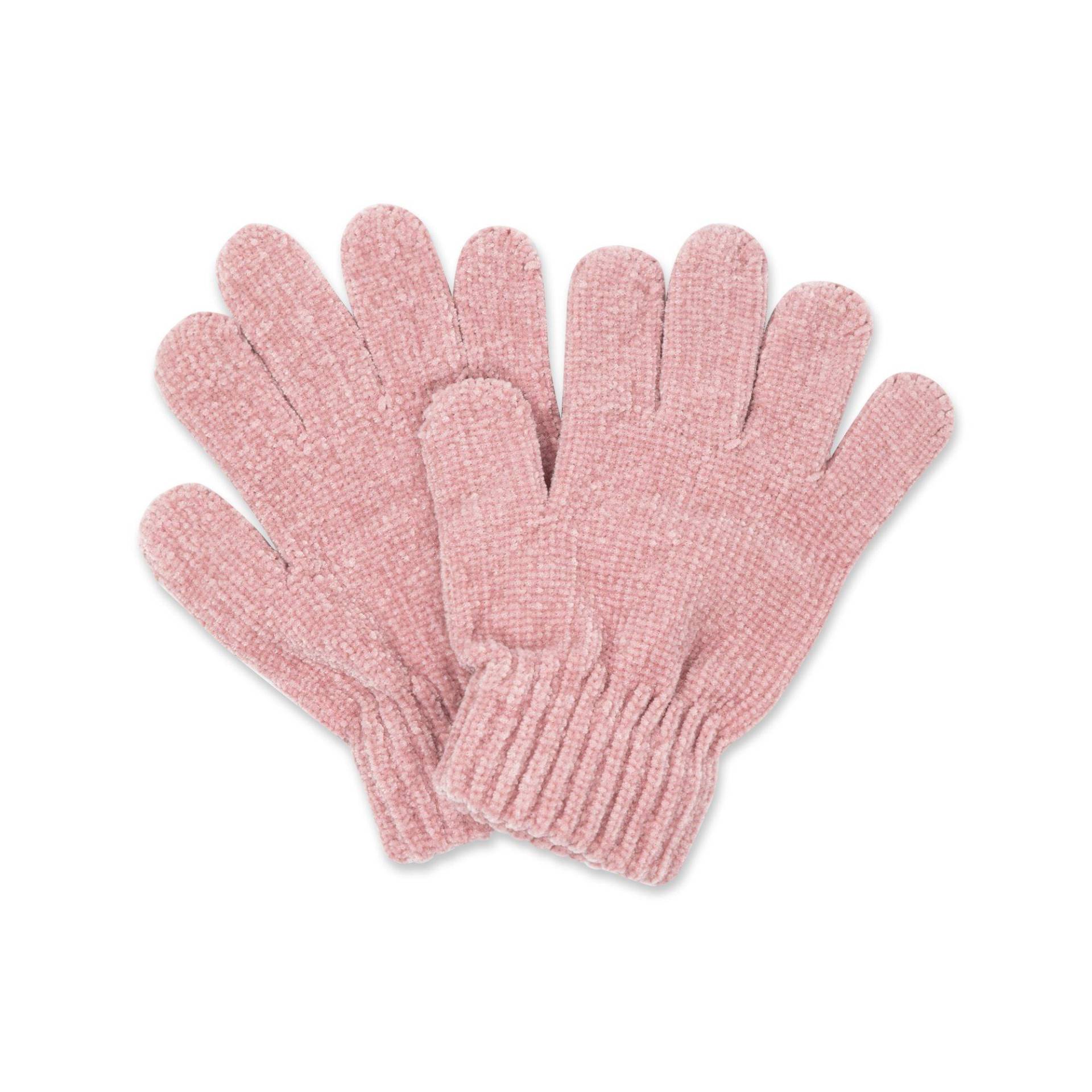 Handschuhe Mit Applikation Mädchen Rosa 9-12J von Manor Kids