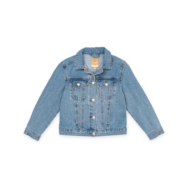 Jeansjacke Mit Knöpfen Mädchen Jeans 122 von Manor Kids