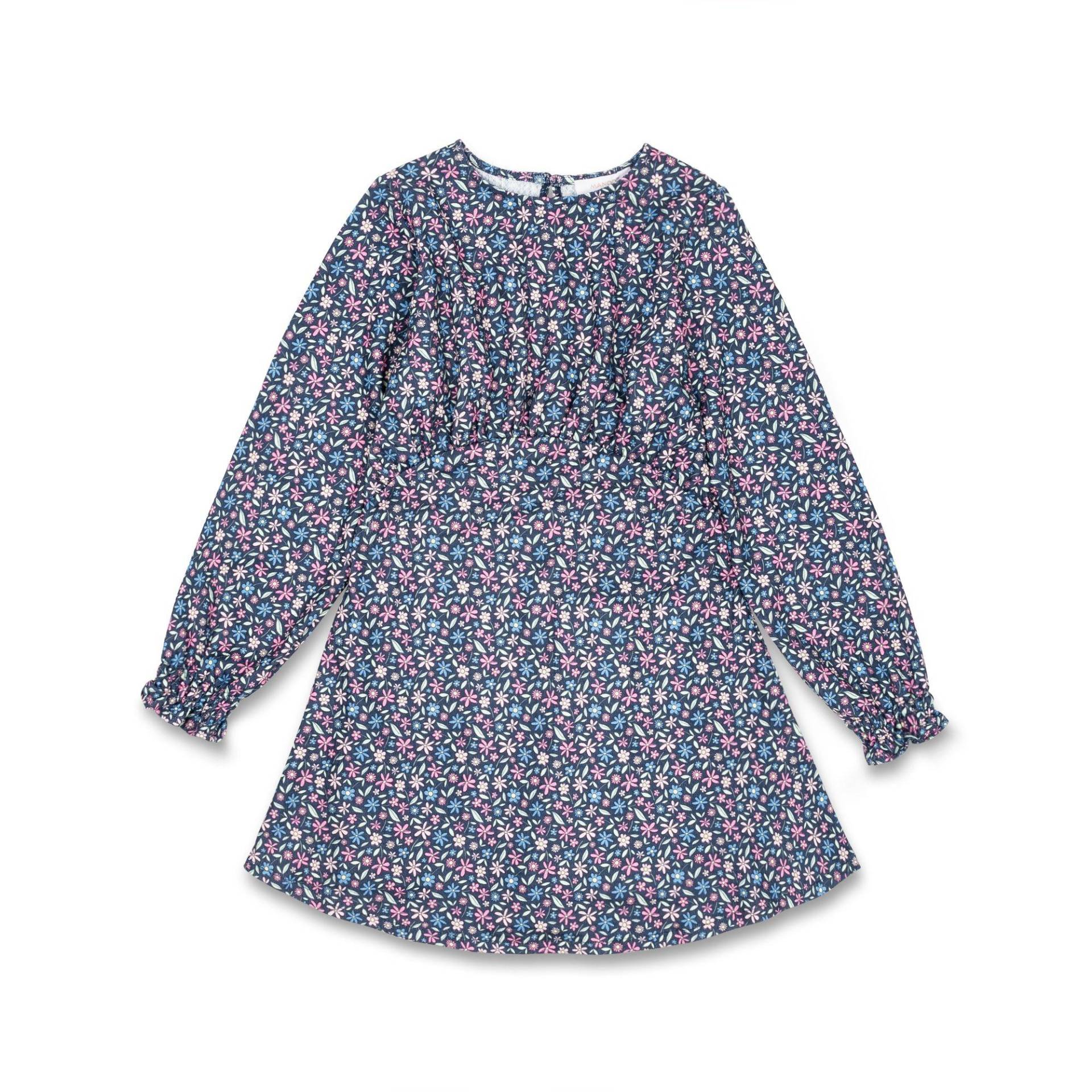 Kleid Mädchen Anthrazit 110 von Manor Kids