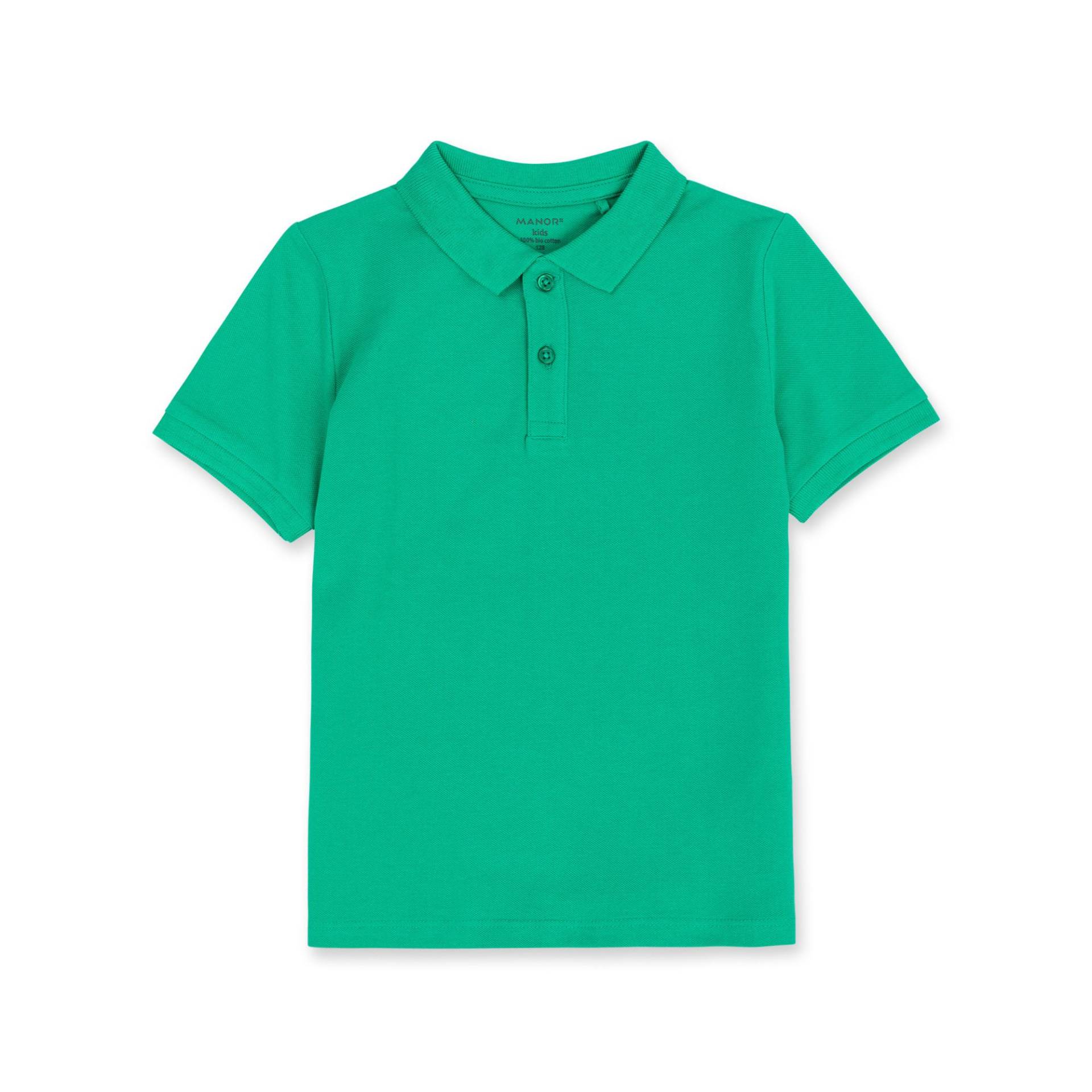 Polo Shirt Jungen Grün 110 von Manor Kids