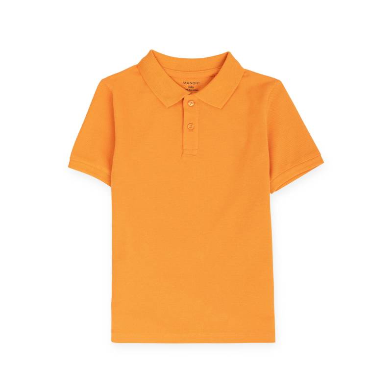 Polo Shirt Jungen Orange 116 von Manor Kids