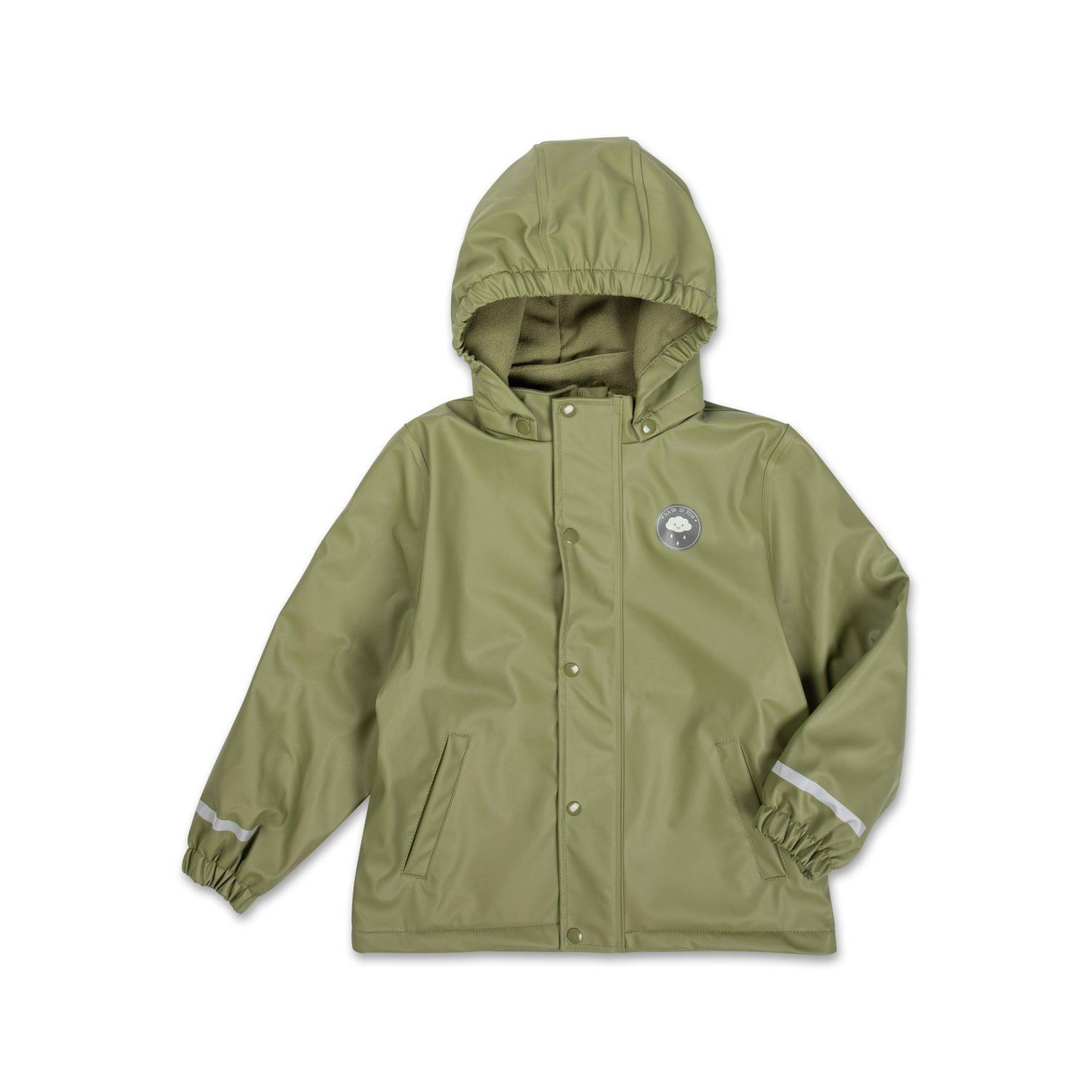 Regenjacke Unisex Grün 122-128 von Manor Kids