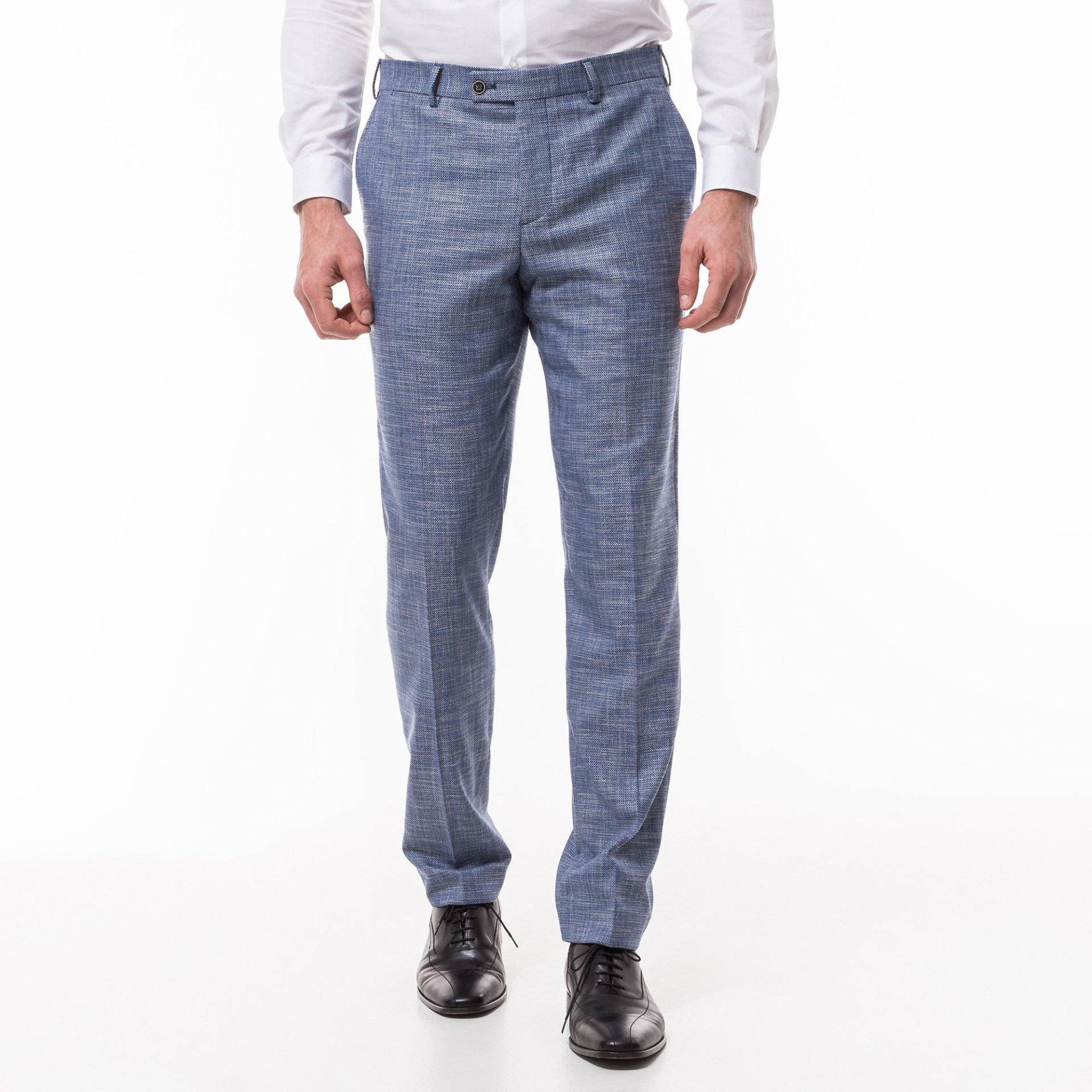 Anzughose, Modern Fit Herren Hellblau 46 von Manor Man