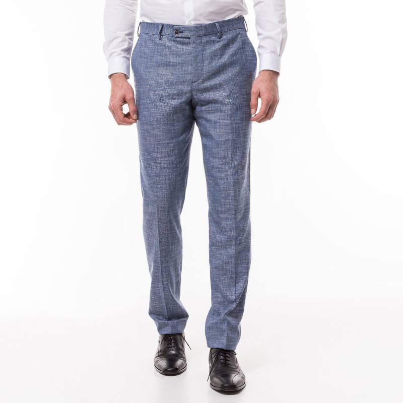 Anzughose, Modern Fit Herren Hellblau 46 von Manor Man