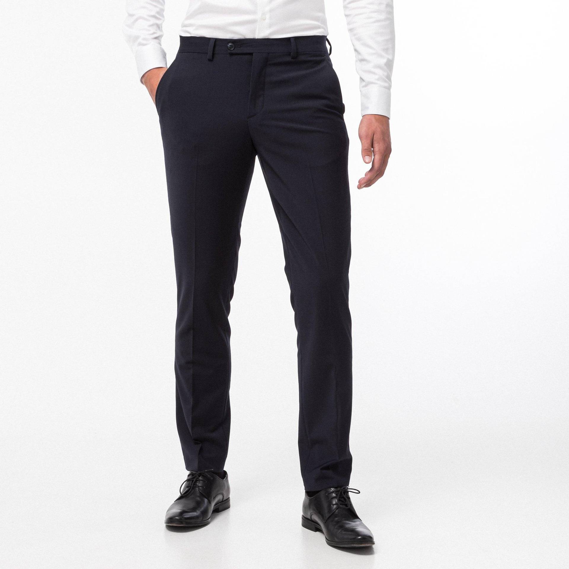 Anzughose, Modern Fit Herren Marine 25 von Manor Man