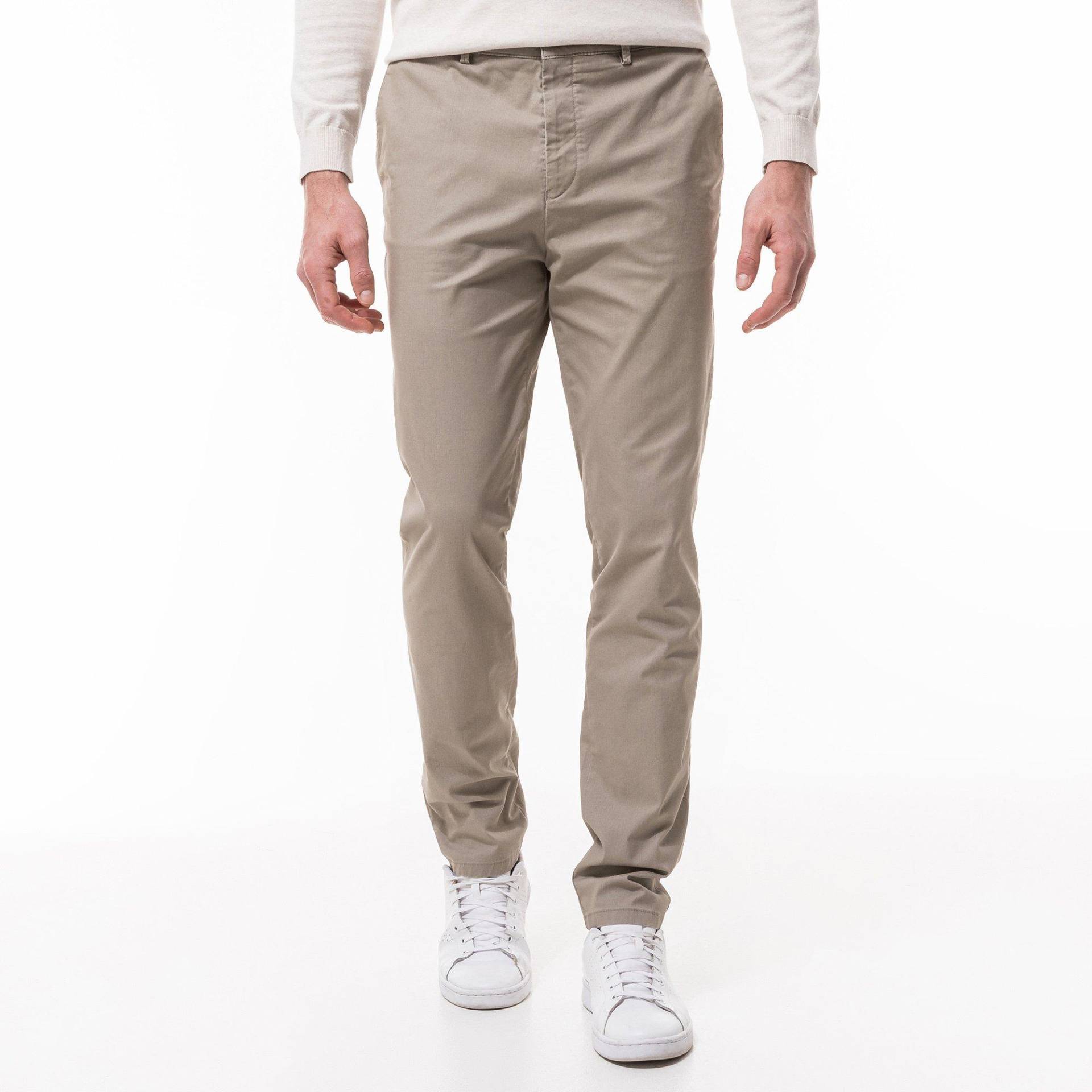 Chinohose, Regular Fit Herren Beige S von Manor Man