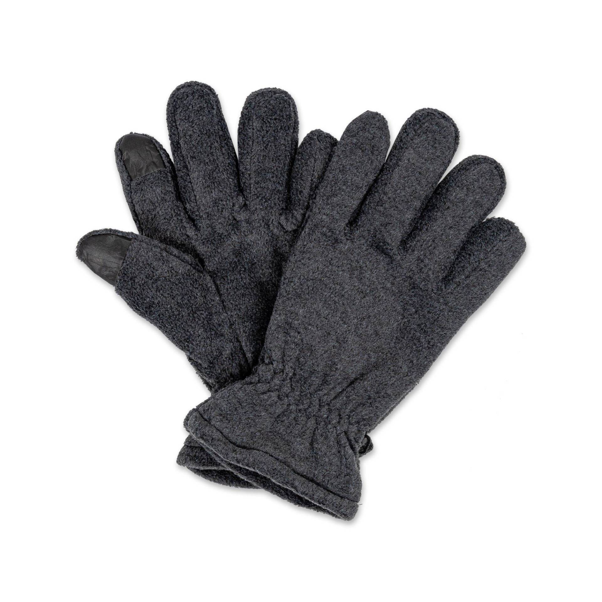 Fingerhandschuhe Herren Grau S/M von Manor Man