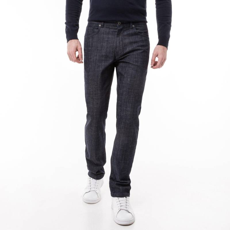 Jeans, Regular Fit Herren Nachtblau L34/W30 von Manor Man