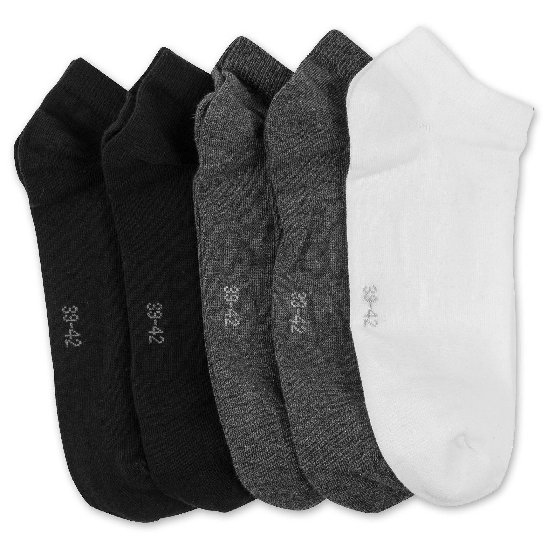 Knöchellange Socken Herren Multicolor 43-46 von Manor Man