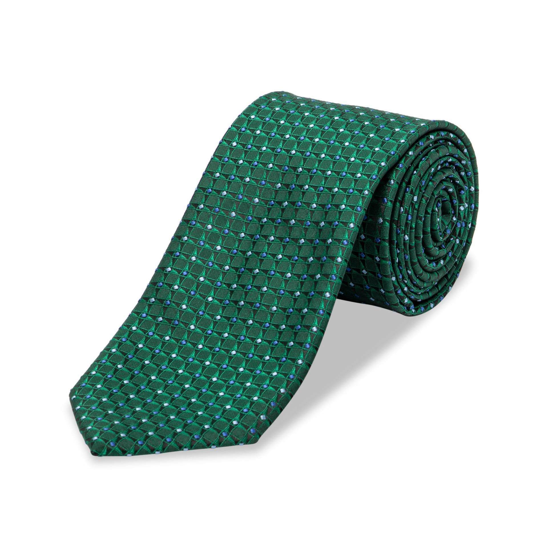 Krawatte Herren Grün ONE SIZE von Manor Man