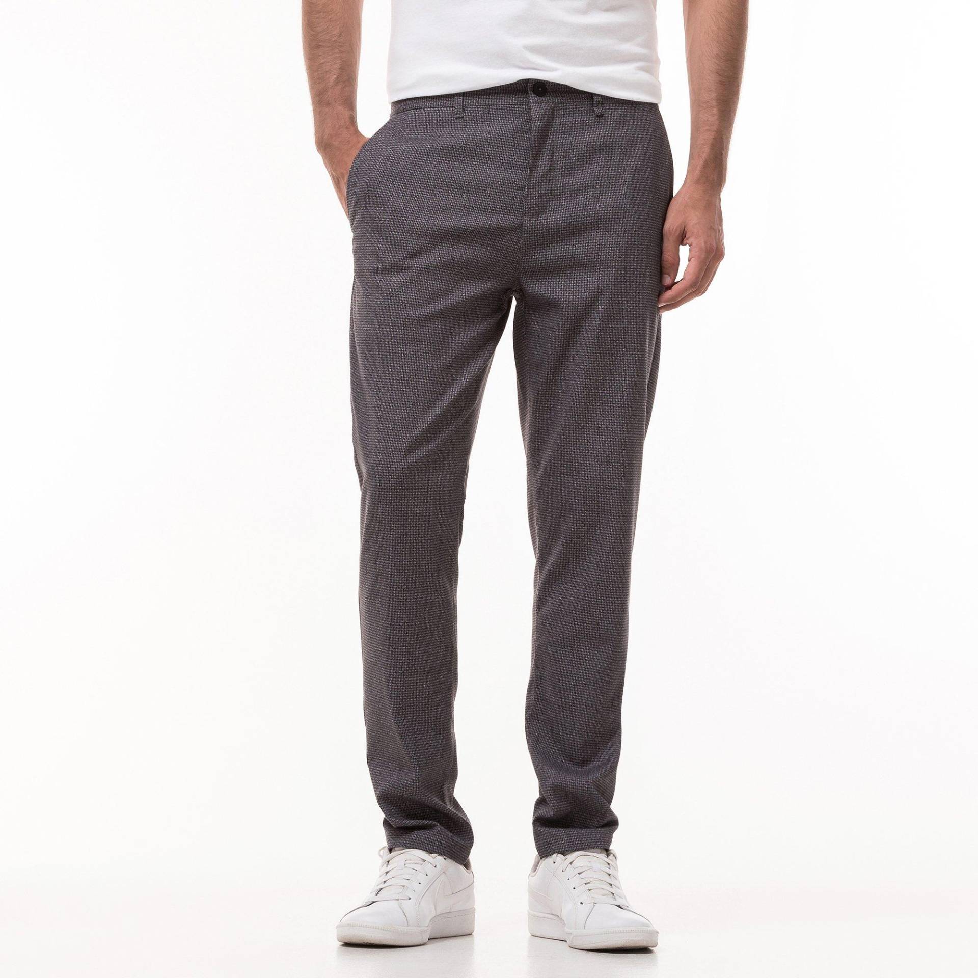 Lange Hose, Slim Fit Herren Grau 56 von Manor Man