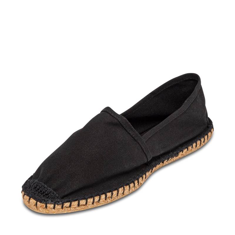 Espadrilles Herren Black 43 von Manor Man