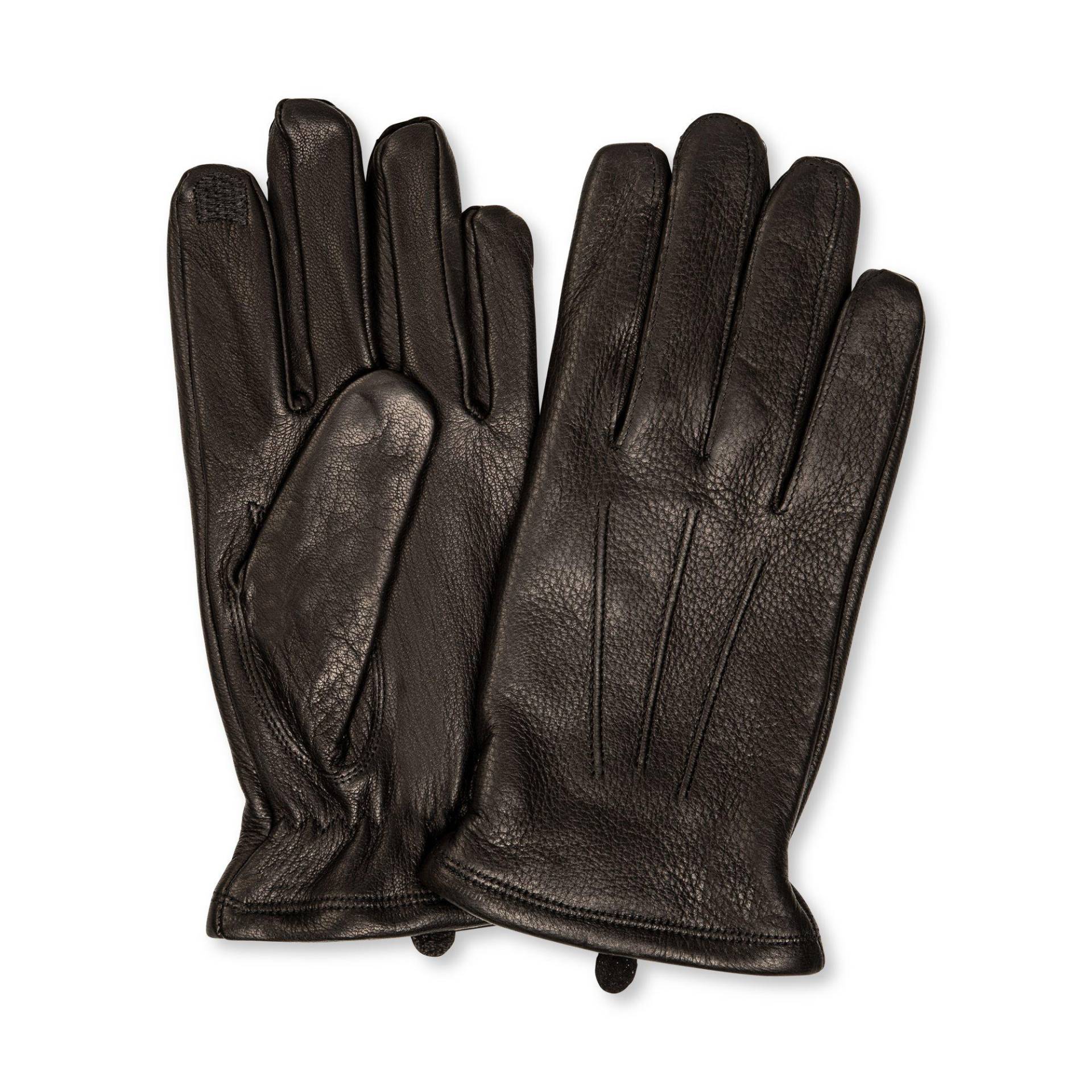 Fingerhandschuhe Herren Black S von Manor Man