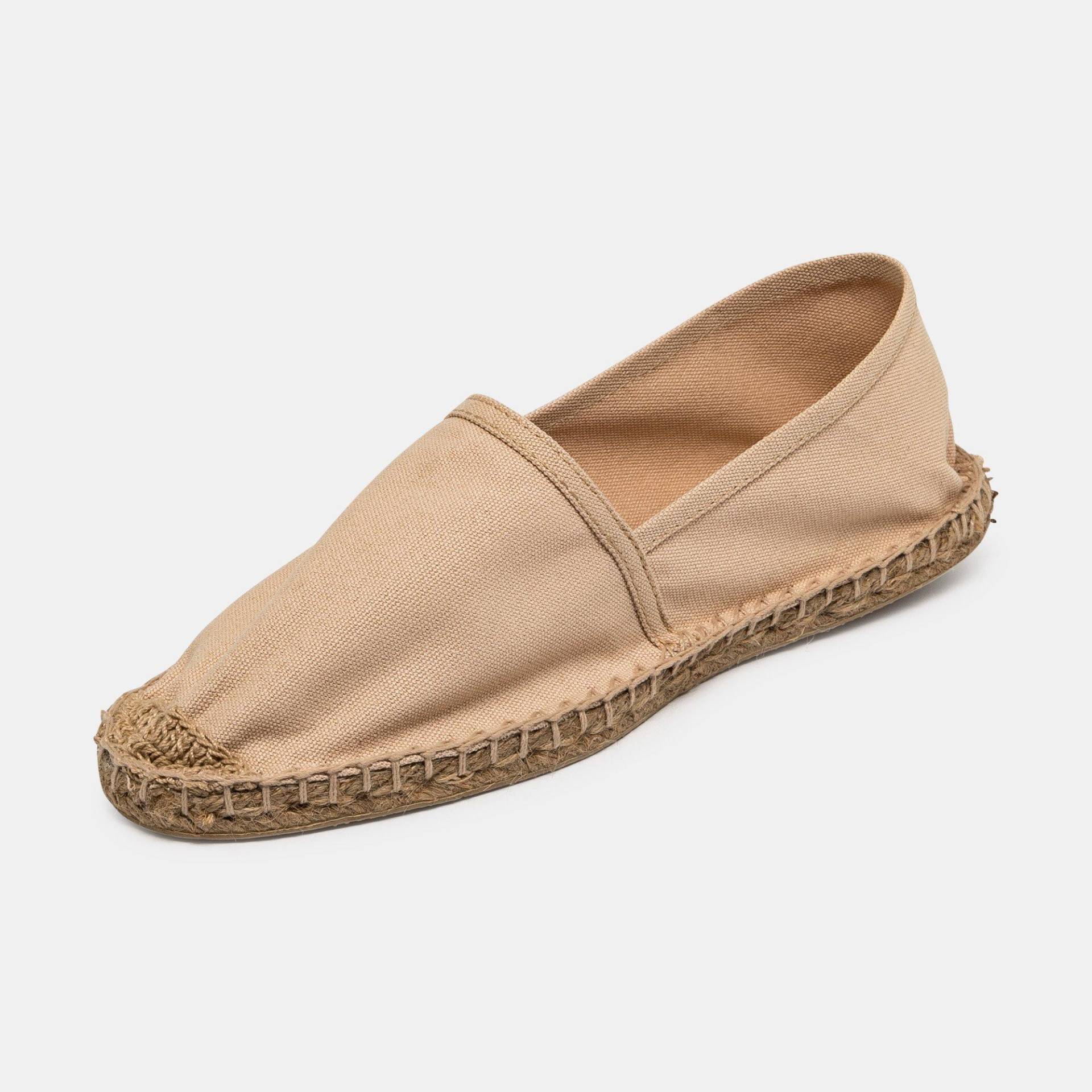 Espadrilles Herren Beige 40 von Manor Man