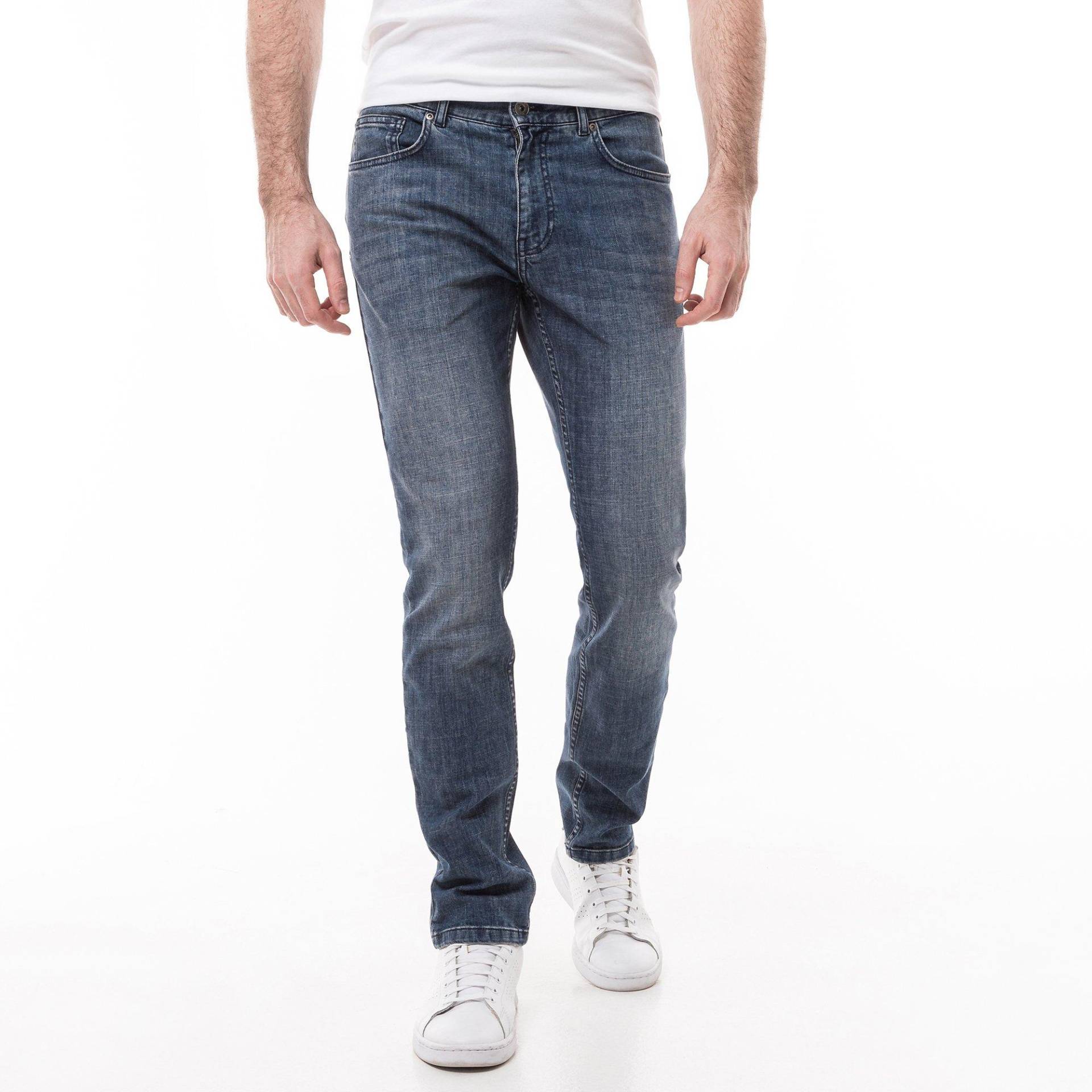 Jeans, Slim Fit Herren Blau Denim L32/W31 von Manor Man