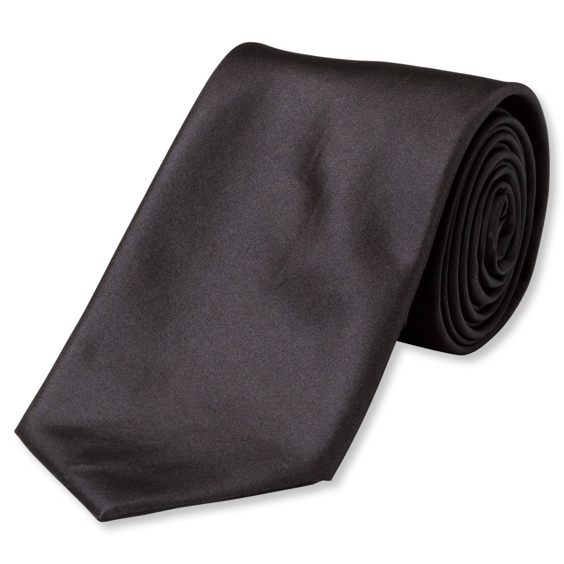 Krawatte Herren Black ONE SIZE von Manor Man