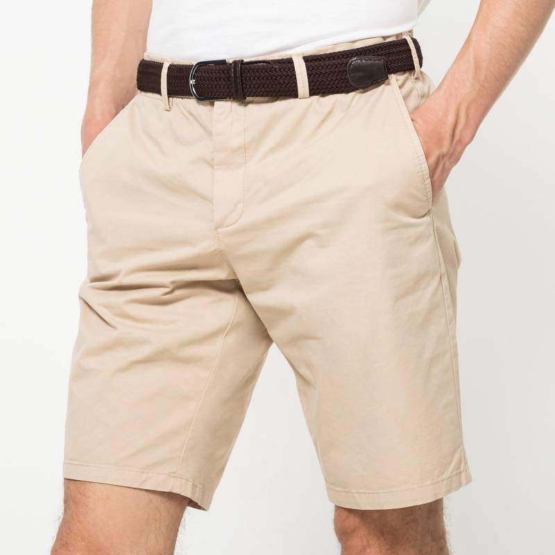 Shorts, Regular Fit Herren Beige XL von Manor Man