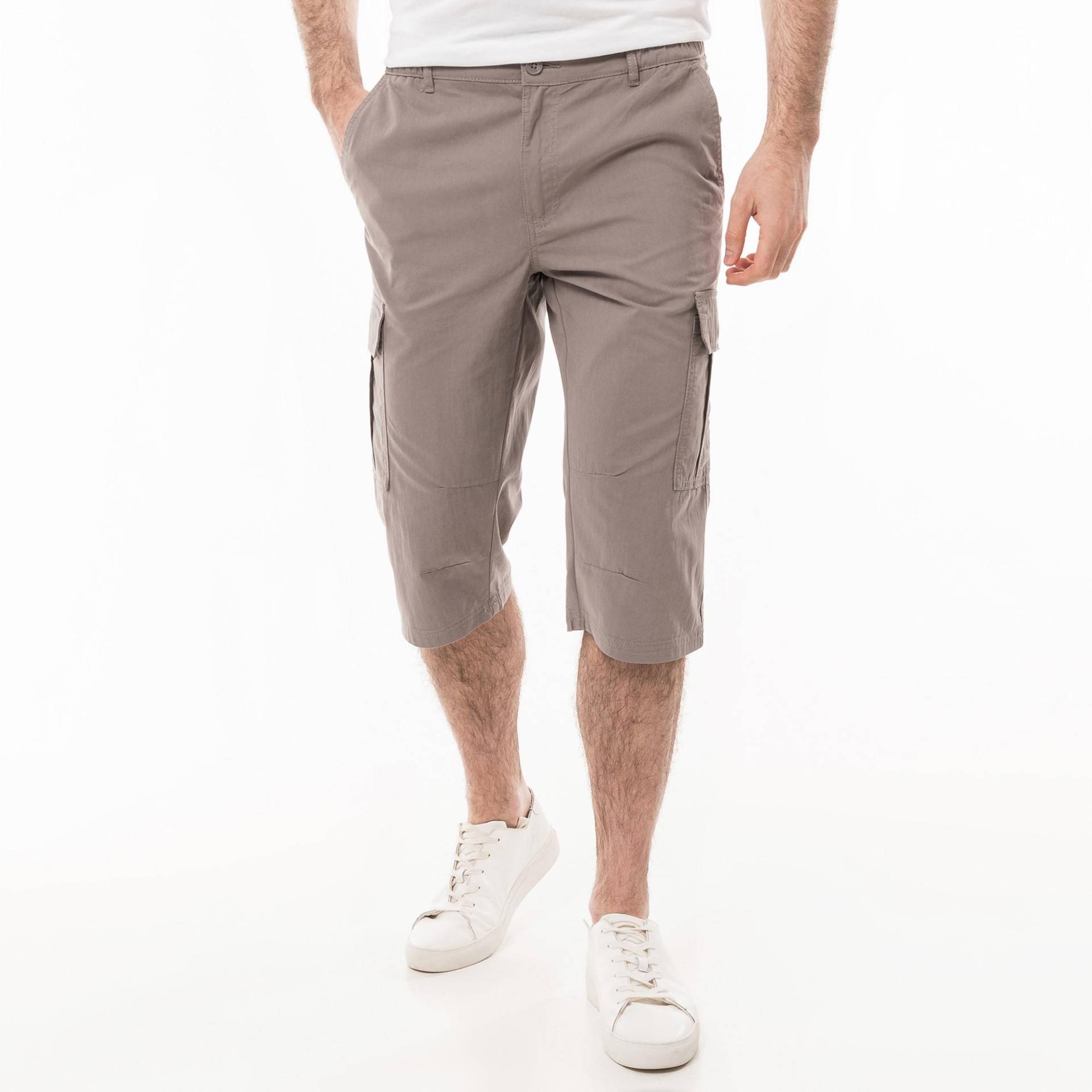 Hose, Regular Fit, 3/4-länge Herren Taupe M von Manor Man