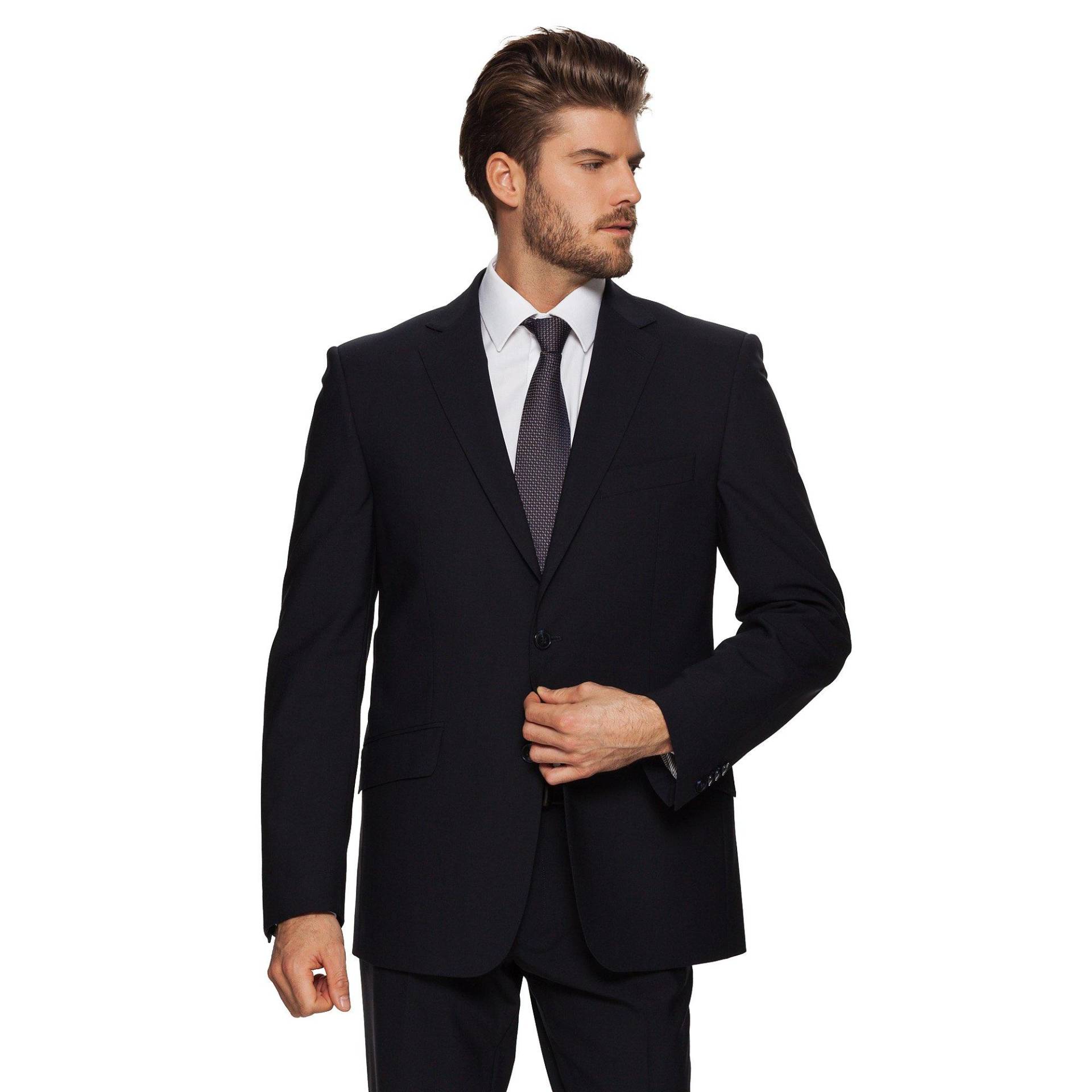 Veston, Classic Fit Herren Marine 102 von Manor Man