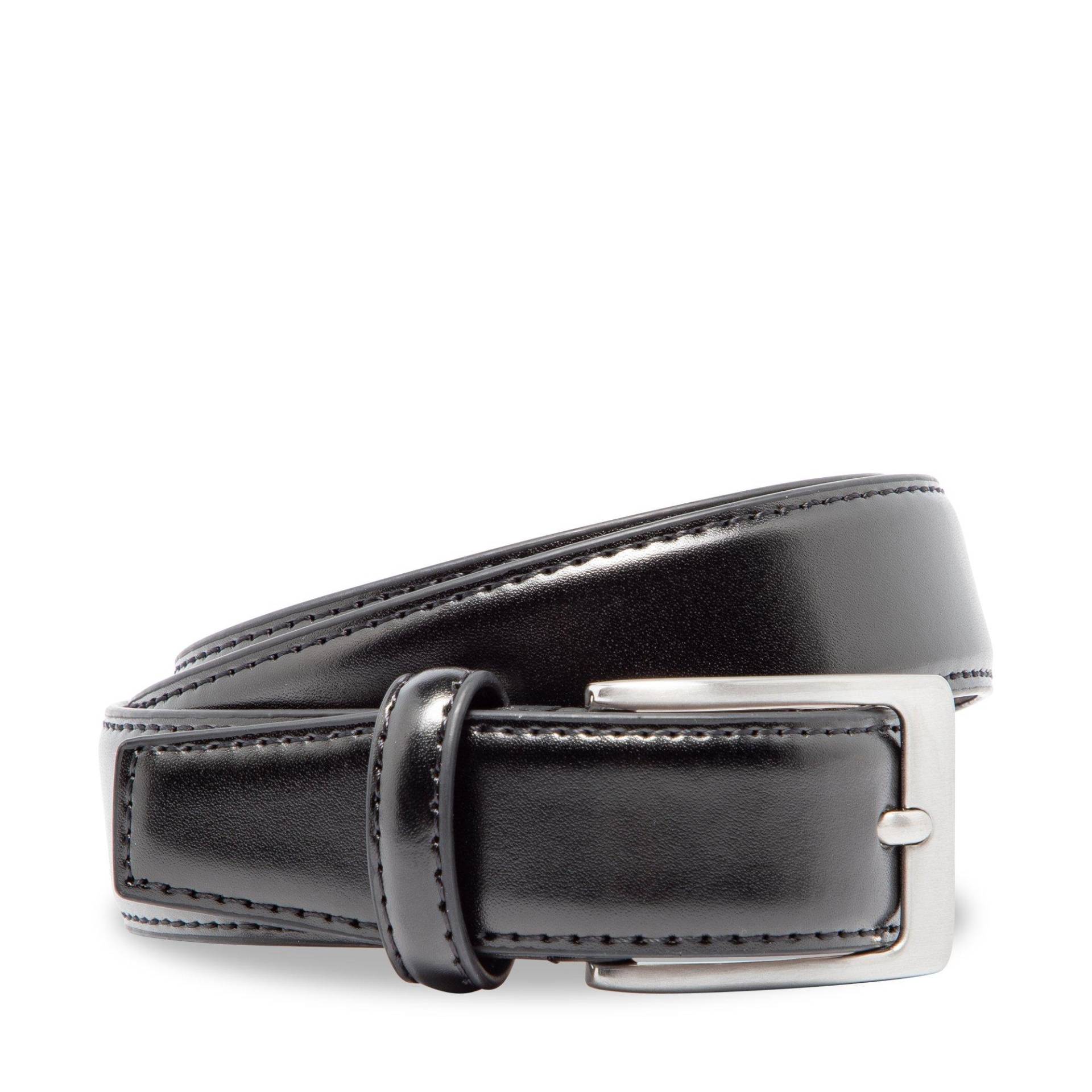 Ledergürtel Herren Black 100 von Manor Man