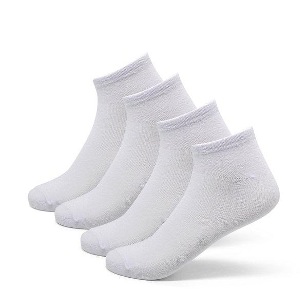 Knöchellange Socken Herren Weiss 39-42 von Manor Man