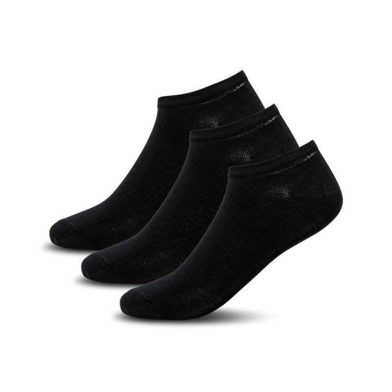 Triopack,sneaker Socken Herren Black 39-42 von Manor Man