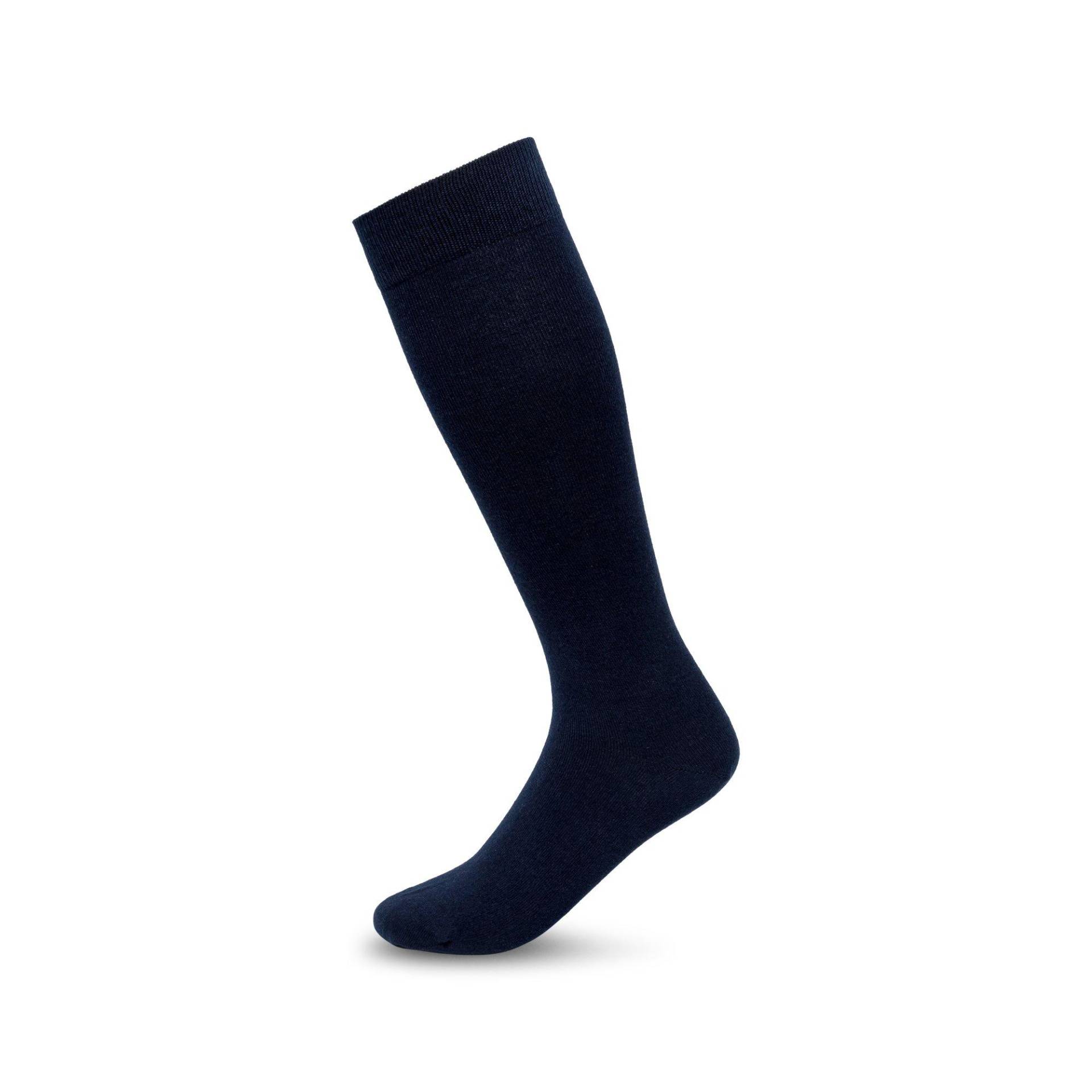 Knielange Socken Herren Marine 39-42 von Manor Man