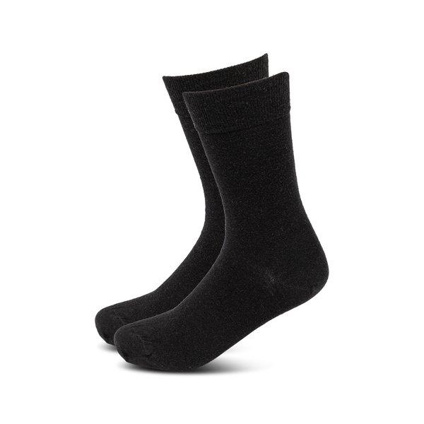 Duopack, Wadenlange Socken Herren Black 43-46 von Manor Man