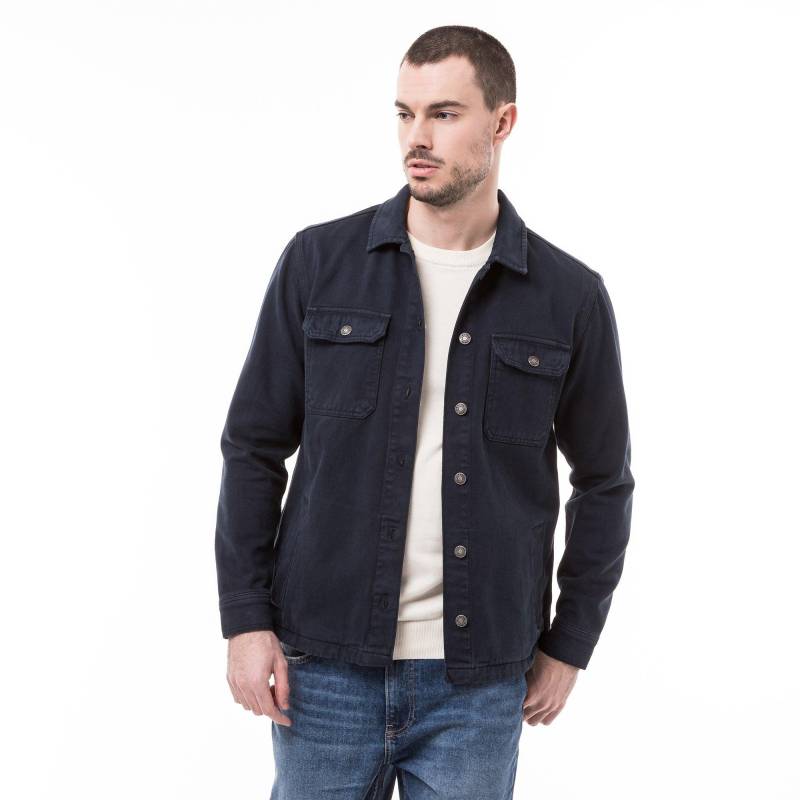 Overshirt Herren Dunkelblau M von Manor Man