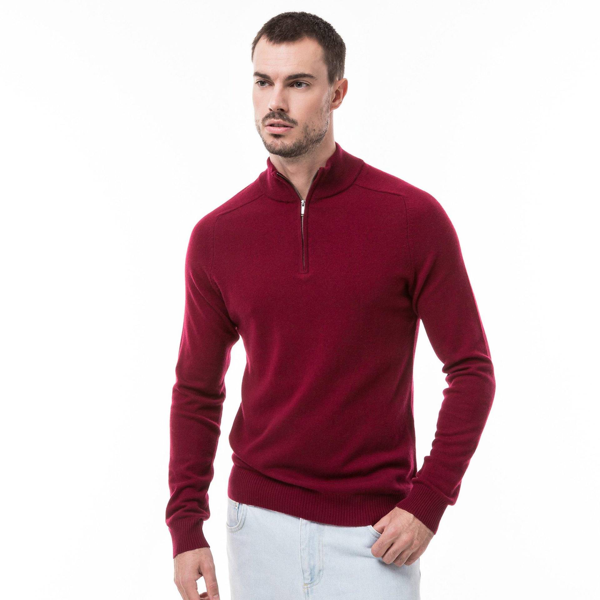 Pullover Herren Bordeaux XXL von Manor Man