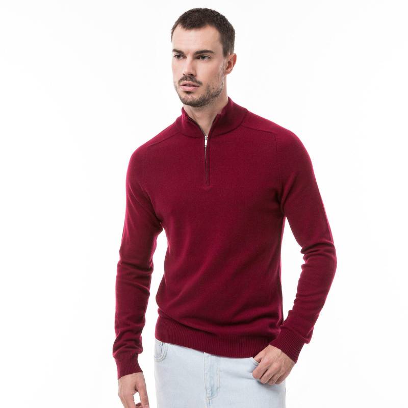 Pullover Herren Bordeaux XXL von Manor Man