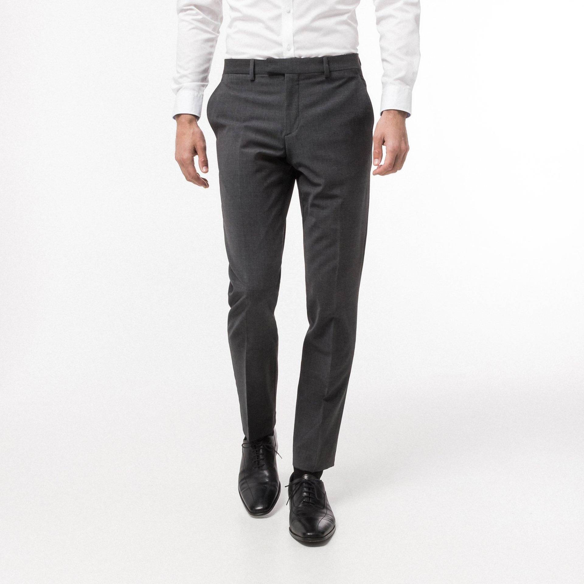 Anzughose, Modern Fit Herren Anthrazit 24 von Manor Man