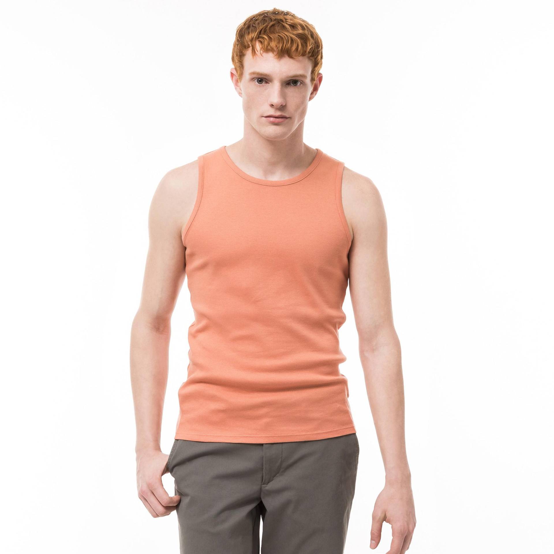 Tank Top Herren Apricot XL von Manor Man