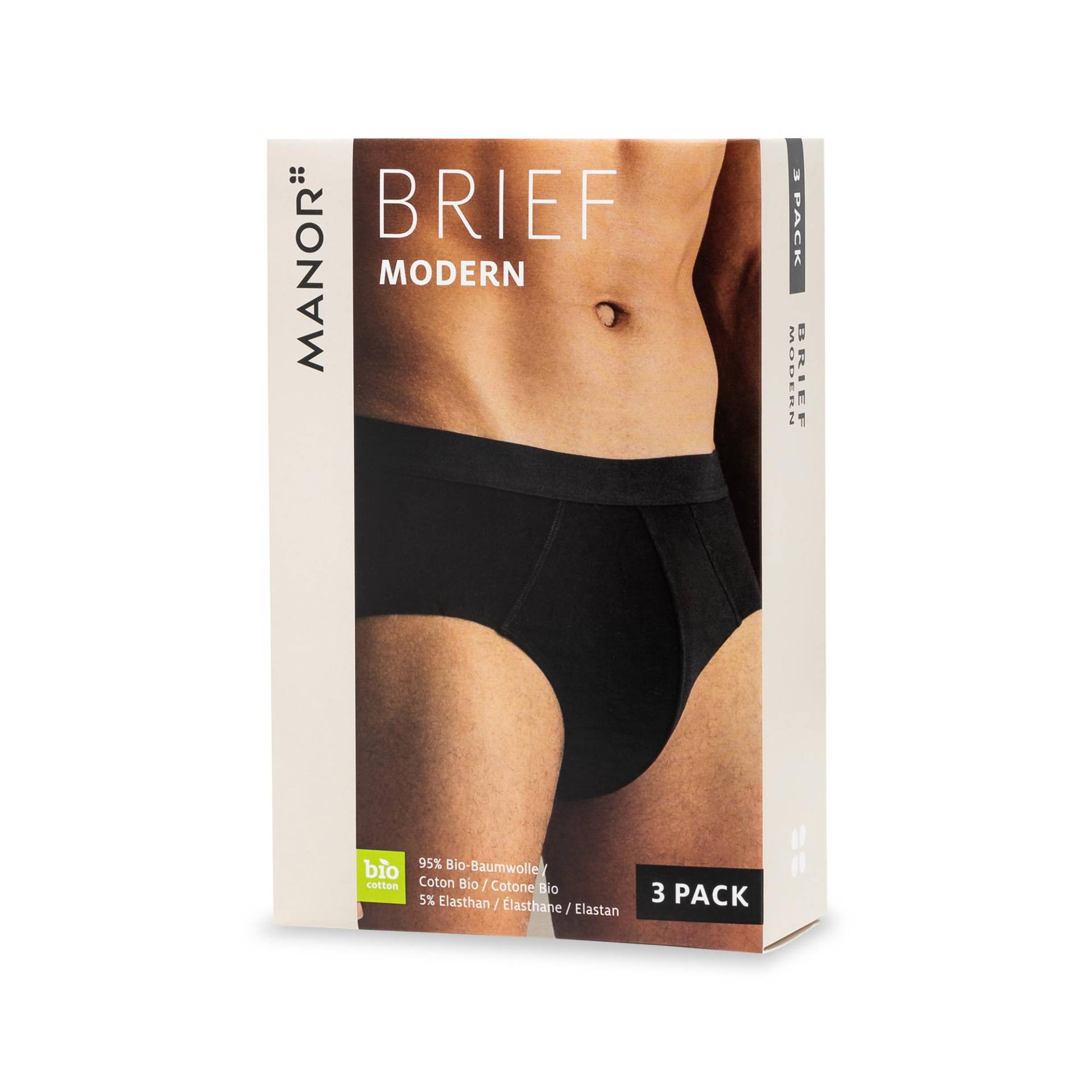 Triopack, Slips Herren Black M von Manor Man