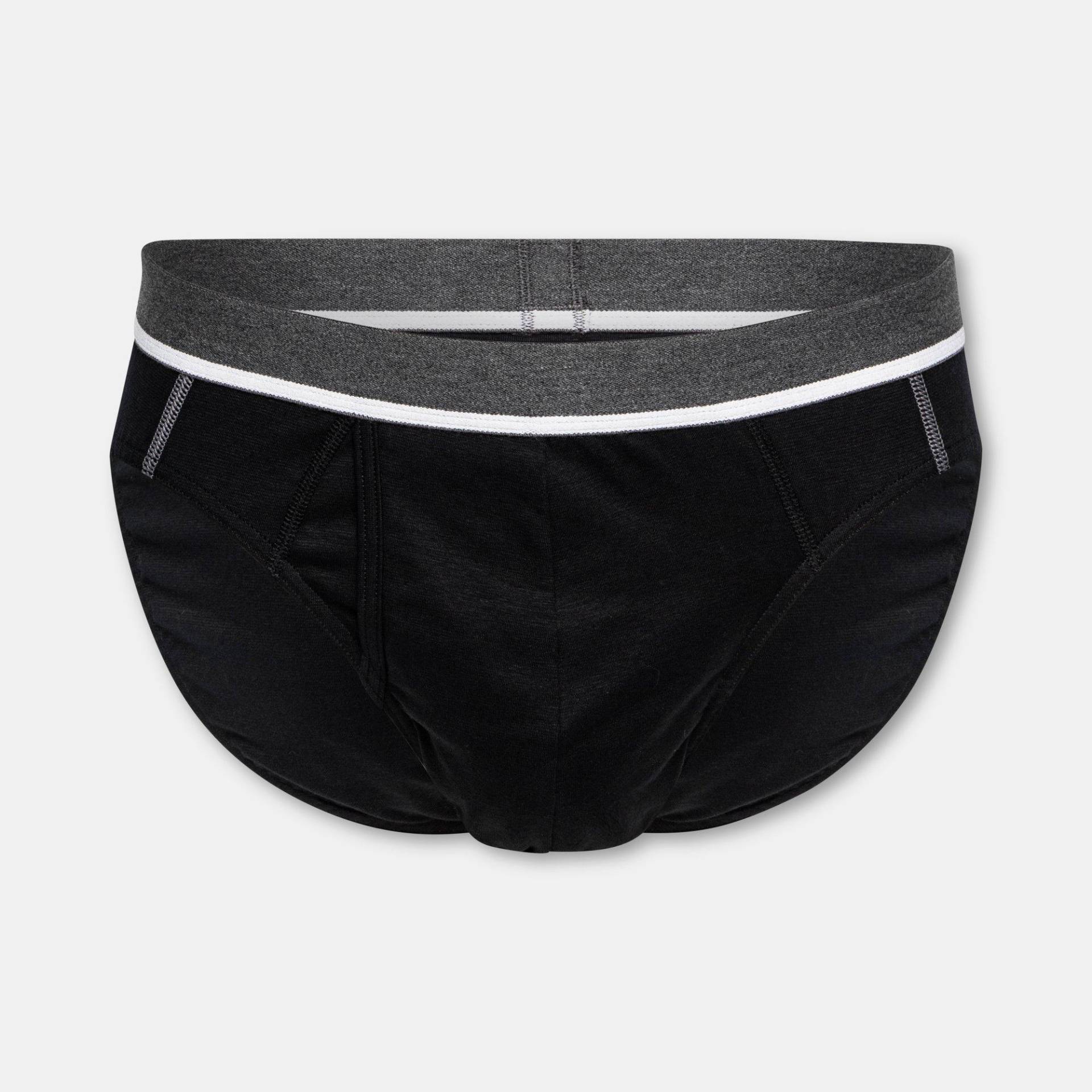 Triopack, Slips Mit Öffnung Herren Black XL von Manor Man