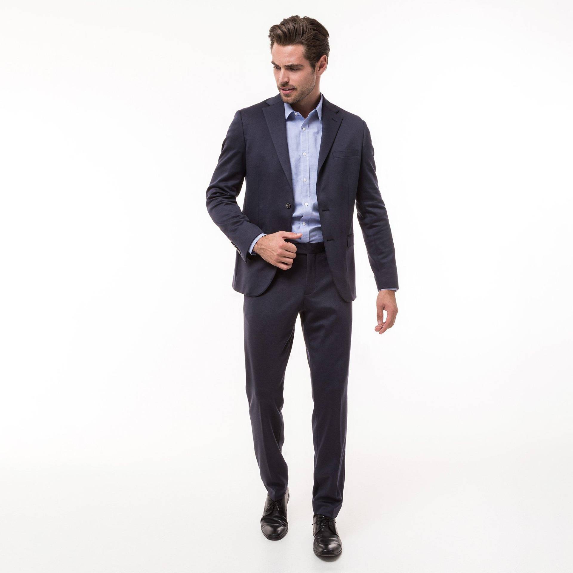 Veston Modern Fit Herren Marine 52 von Manor Man