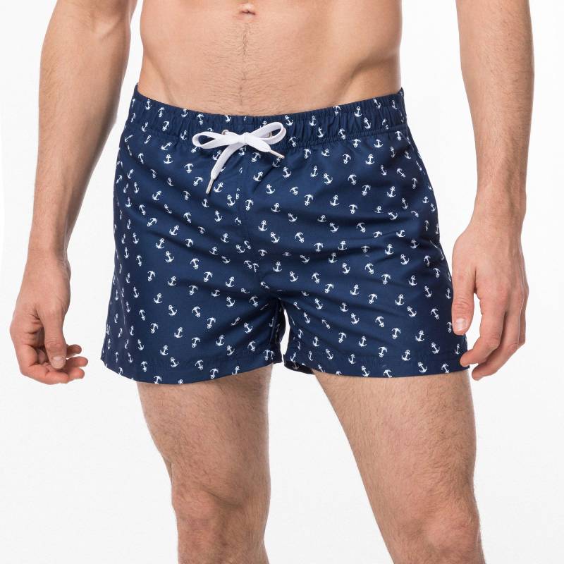 Badeshorts Herren Dunkelblau M von Manor Sport