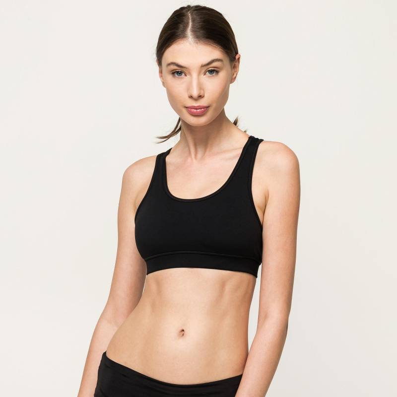 Sport-bh, Medium Support Damen Black S von Manor Sport