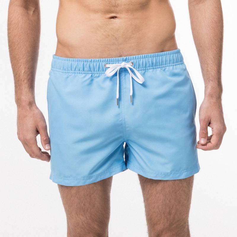 Badeshorts Herren Blau L von Manor Sport