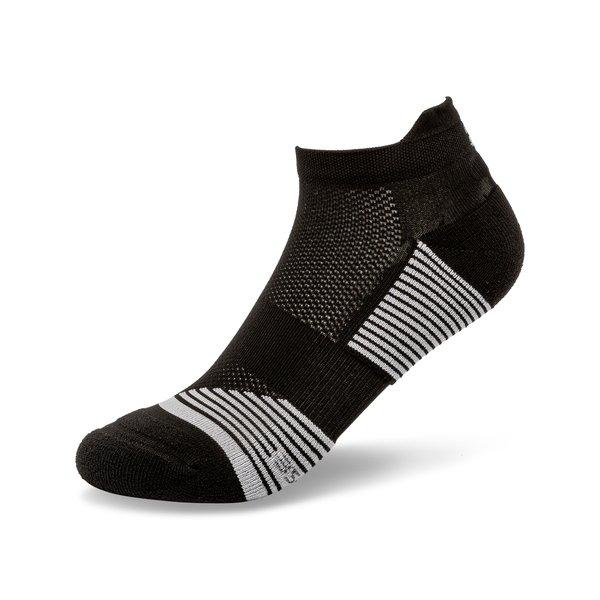 Knöchellange Runningsocken Herren Black 35-38 von Manor Sport