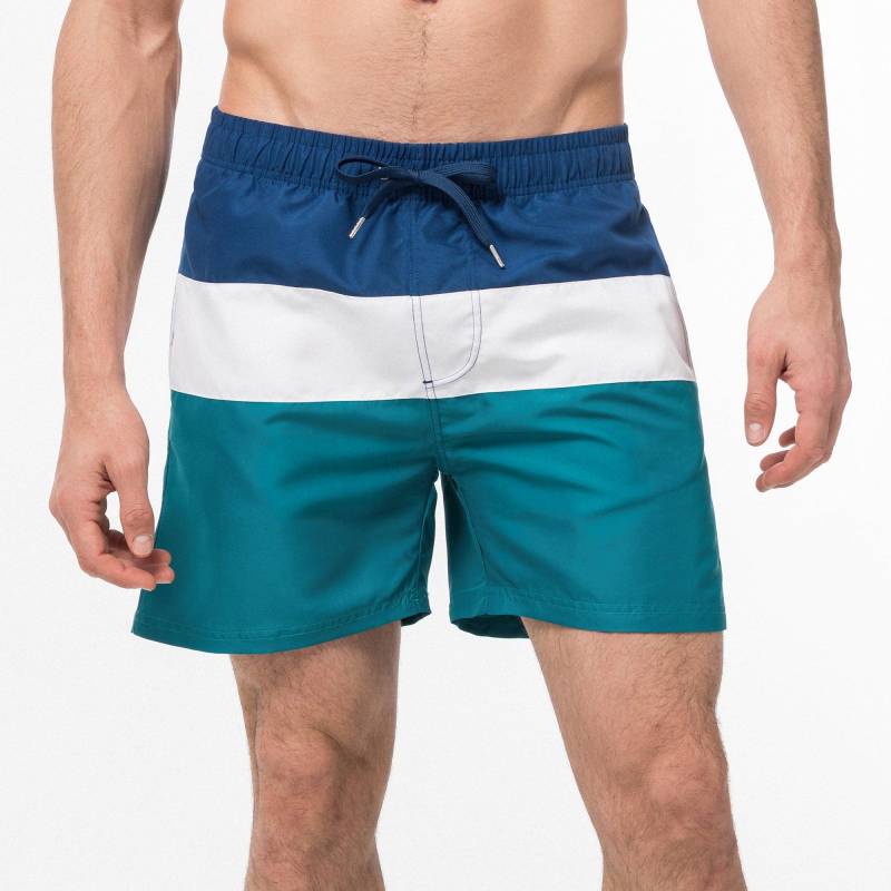 Badeshorts Herren Dunkelblau L von Manor Sport