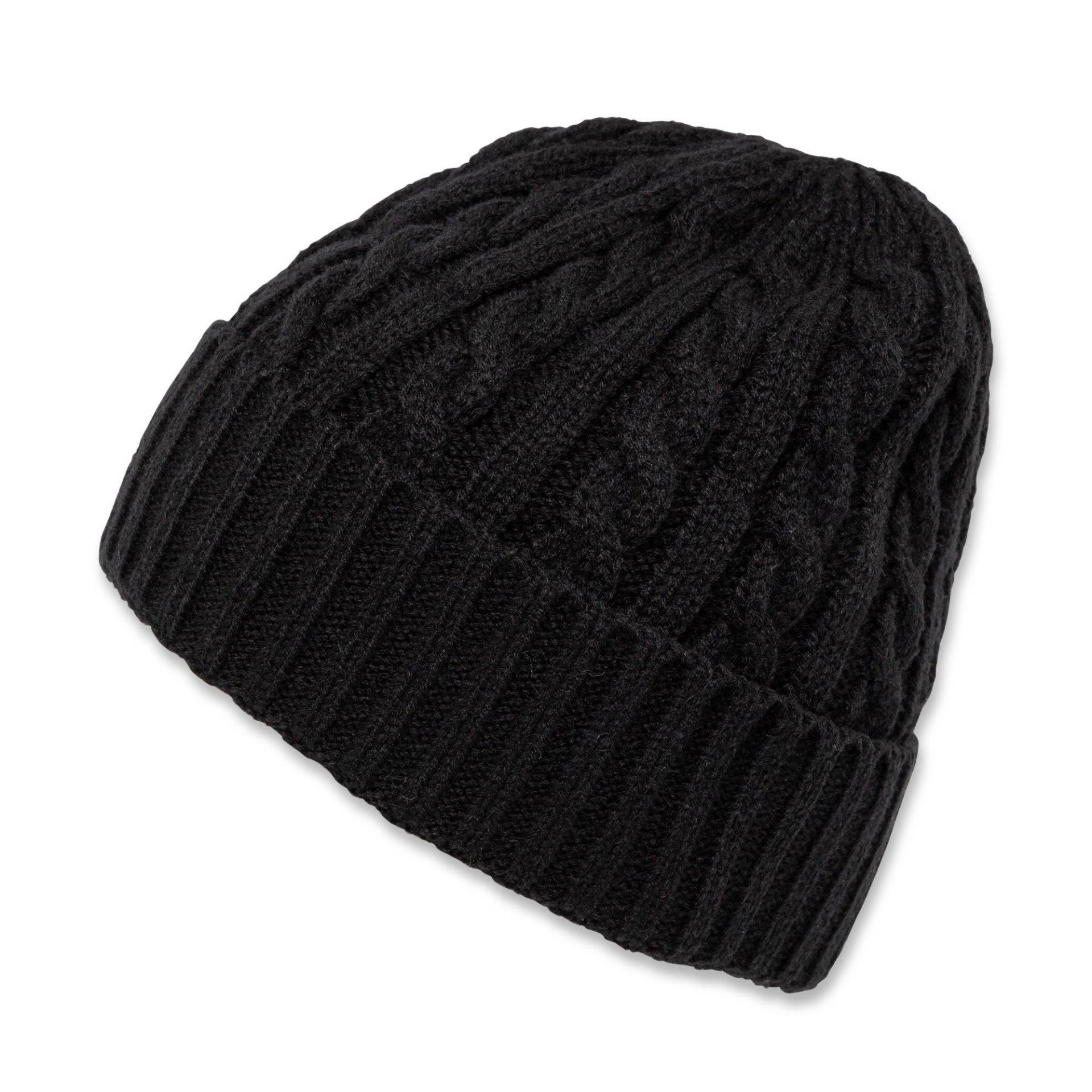 Beanie Herren Black ONE SIZE von Manor Sport