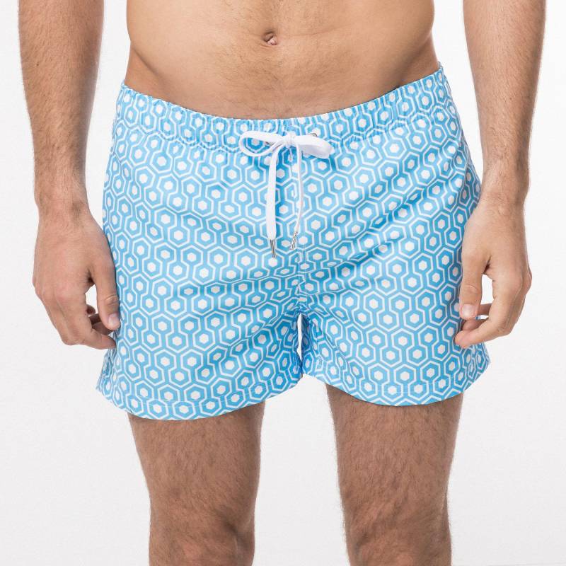 Badeshorts Herren Hellblau S von Manor Sport