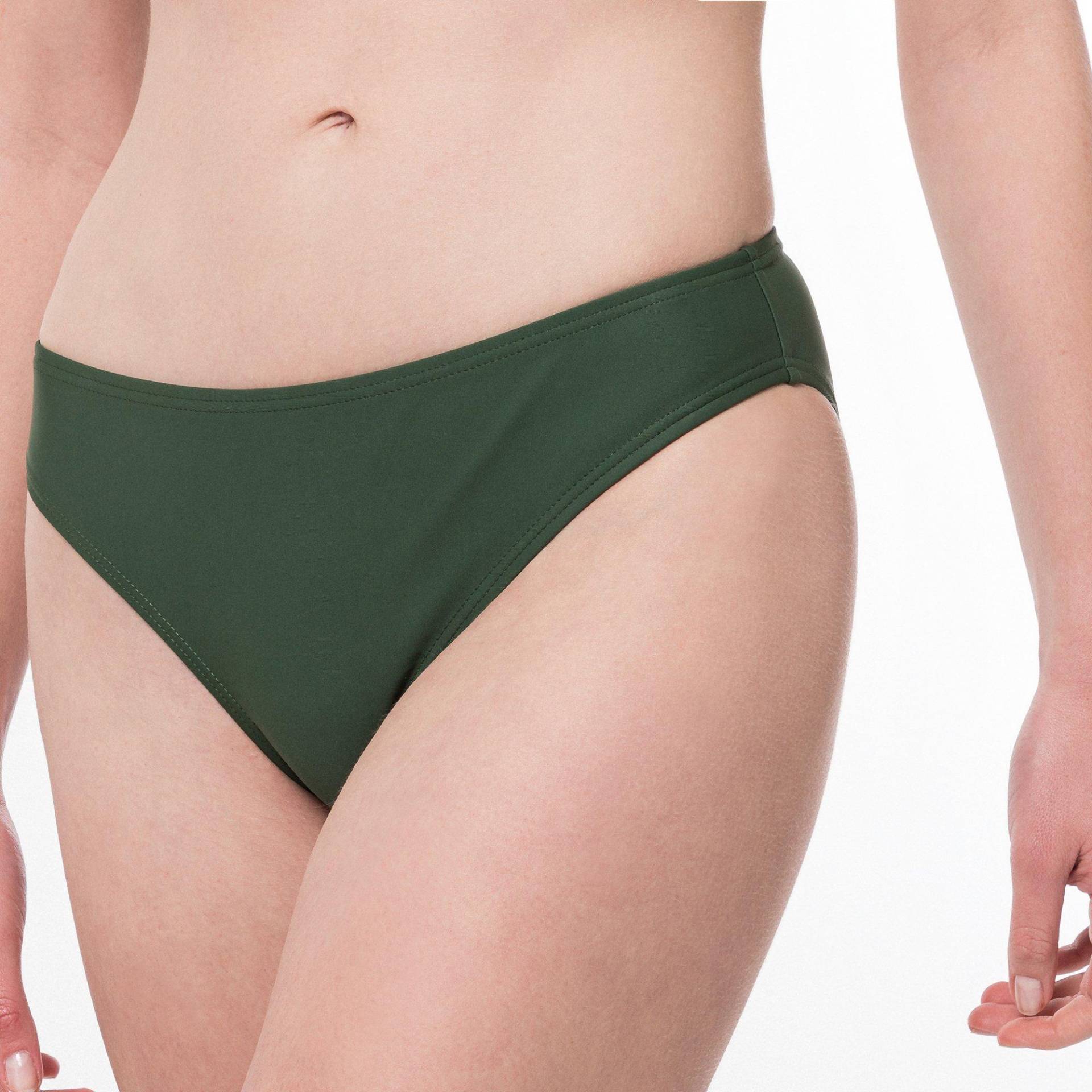 Bikini Unterteil, Slip Damen Olivegrün L von Manor Sport